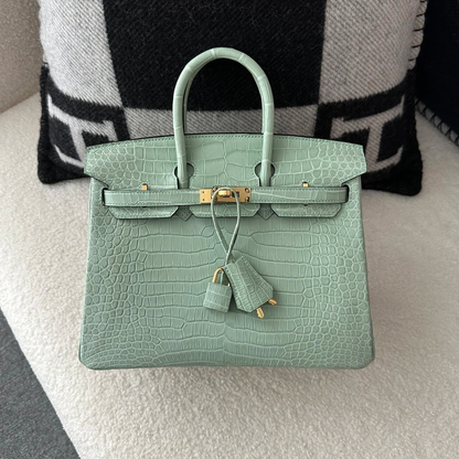 HERMÈS KELLY 28 VERT D’EAU ALLIGATOR – LIMITED EDITION